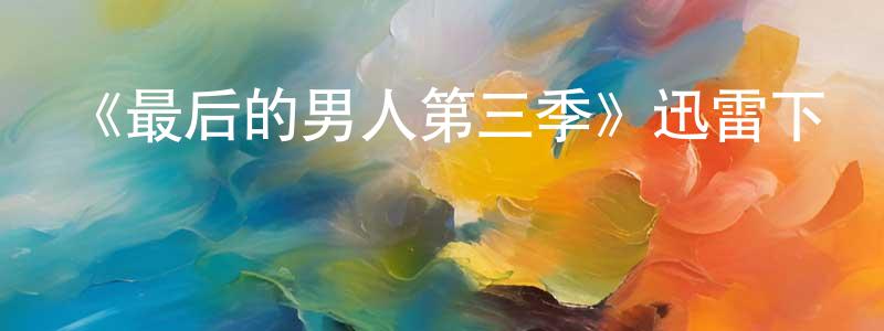 陳亞杰的網絡影視資源,《最后的男人第三季》迅雷下載/在線觀看-都市情感-美劇天堂